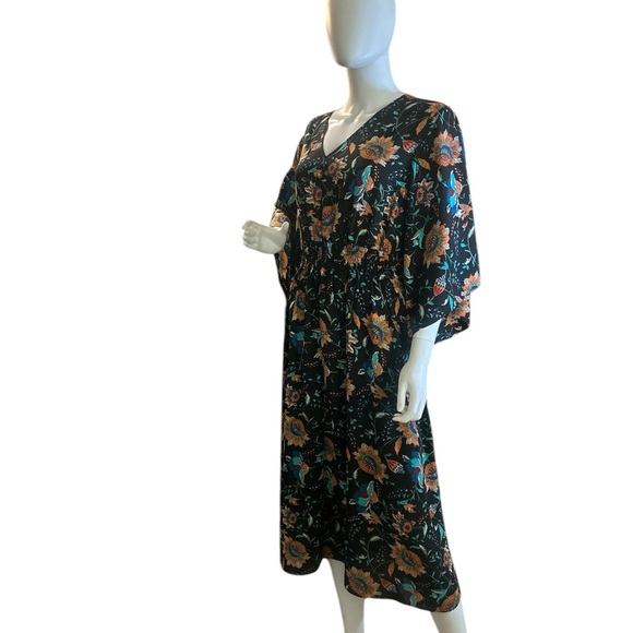 Belle Boho by Kim Gravel Regular Smocked Waist Caftan - Picture 5 of 9